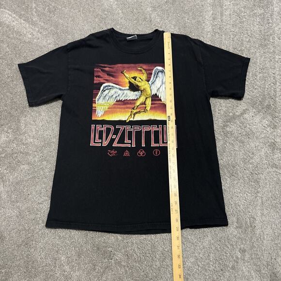 2004 Y2K Led-Zeppelin Double-Sided Shirt - Adult Size Large Black - Picture 3 of 5